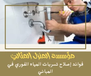 فوائد إصلاح تسربات المياه الفوري في المباني